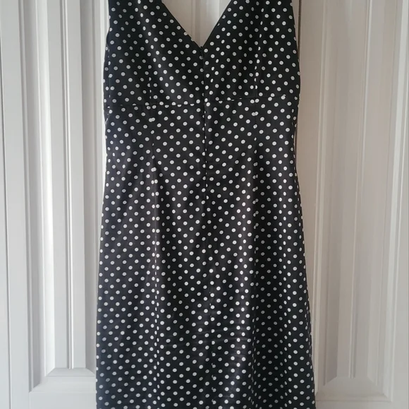 Donna Ricco polka dot Navy dress. Fabulous condition - Picture 5 of 8